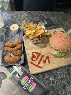   at Vegan Temple Bar in Amsterdam