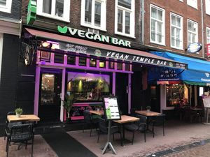 Outside  at Vegan Temple Bar in Amsterdam