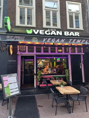   at Vegan Temple Bar in Amsterdam