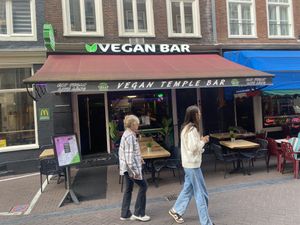  at Vegan Temple Bar in Amsterdam