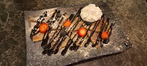 Stroopwafel vegano at Vegan Temple Bar in Amsterdam