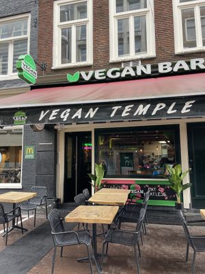   at Vegan Temple Bar in Amsterdam
