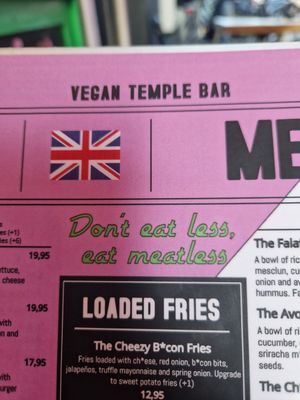  at Vegan Temple Bar in Amsterdam