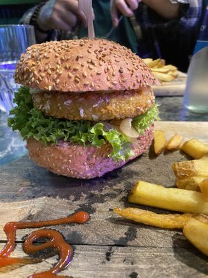 More of the avocado burger   at Vegan Temple Bar in Amsterdam