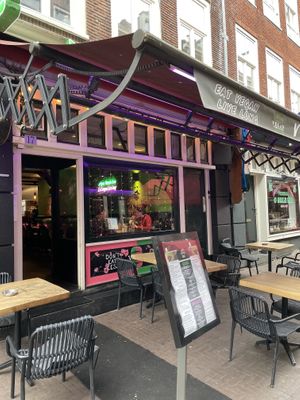 Outside  at Vegan Temple Bar in Amsterdam