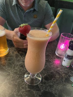 Paradise smoothie  at Vegan Temple Bar in Amsterdam