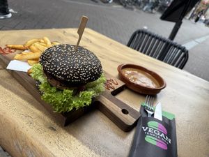   at Vegan Temple Bar in Amsterdam