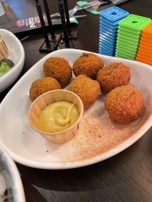 Bitterballen   at Vegan Temple Bar in Amsterdam
