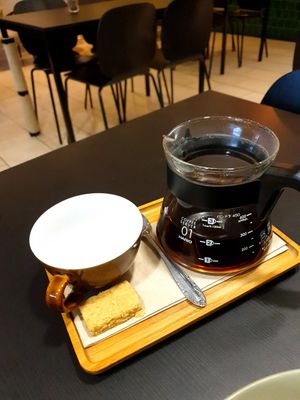 Filter coffee at MAU Kattencafé in Genk