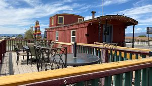 outdoor seating at The Coffee Depot in Mount Pleasant