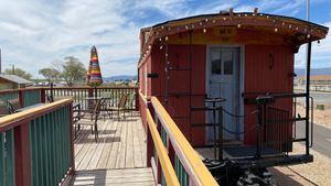 outdoor seating  at The Coffee Depot in Mount Pleasant