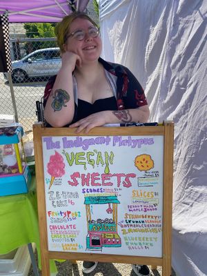 The owner/baker at The Indignant Platypus in Louisville