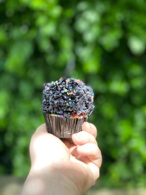 Funfetti cupcake  at The Indignant Platypus in Louisville