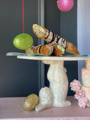 Mint chocolate cannoli at The Indignant Platypus in Louisville