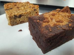 variety of cakes at Delphine's Kitchen in Sheffield