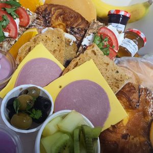 vegan continental breakfast for sundays  at Delphine's Kitchen in Sheffield