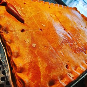 vegan pies at Delphine's Kitchen in Sheffield