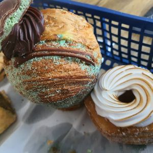 vegan and vegetarian cake selections at Delphine's Kitchen in Sheffield