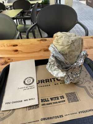 Vegan Chilli Burrito  at Burritos - Trafalgar in Valencia