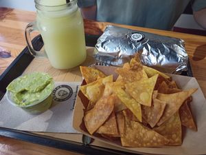 Nachos and burrito at Burritos - Trafalgar in Valencia