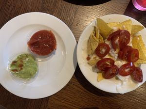Vegan Cheesy Nachos at Raven's Cliff in Motherwell