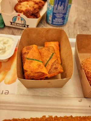 Vegan vlammetjes at Frituur Smekke in Leuven