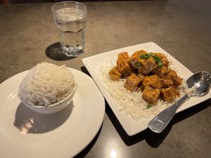 Sesame tofu  at Uptown China Restaurant in Seattle