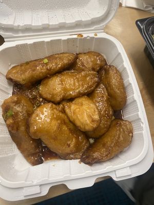 Fried eggplant   at Uptown China Restaurant in Seattle