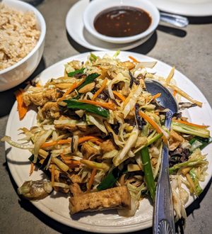Mu shu tofu at Uptown China Restaurant in Seattle