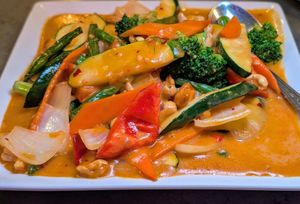 Curry Vegetables at Uptown China Restaurant in Seattle