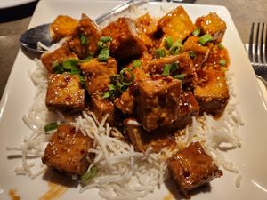 Sesame tofu at Uptown China Restaurant in Seattle