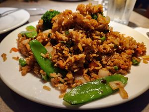 Vegetable fried rice at Uptown China Restaurant in Seattle