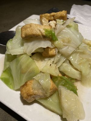 Tofu and cabbage  at Uptown China Restaurant in Seattle