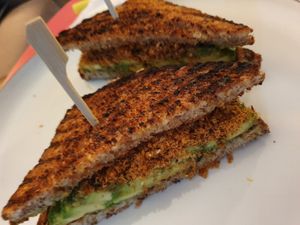 Sando at Whisk Matcha Cafe in Vancouver