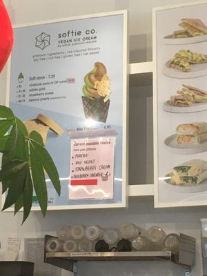Vegan soft serve is only available certain days of the week at Whisk Matcha Cafe in Vancouver