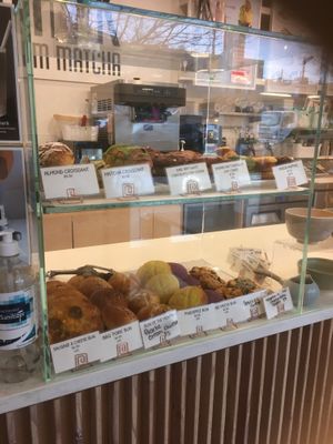 Some of the pastries  at Whisk Matcha Cafe in Vancouver