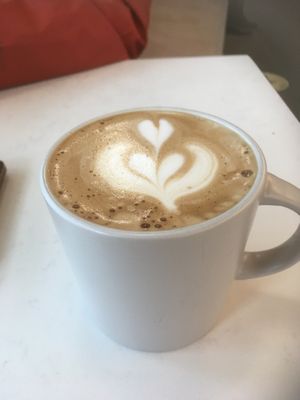 Vegan Vietnamese coffee at Whisk Matcha Cafe in Vancouver