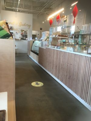 V bakery at Whisk Matcha Cafe in Vancouver