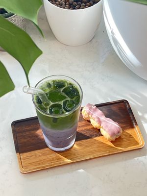   at Whisk Matcha Cafe in Vancouver