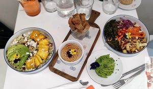 My menu with my daughter at Charli's Crew in Paris