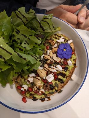 Avocado sandwich at Charli's Crew in Paris