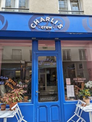 Outside at Charli's Crew in Paris