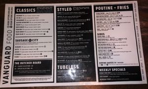 Food at The Vanguard in Milwaukee