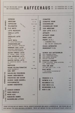  at Kaffeehaus in Luebeck