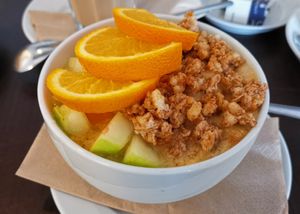 Passion Fruit Bowl at Kaffeehaus in Luebeck