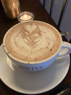 Hot chocolate  at Kaffeehaus in Luebeck