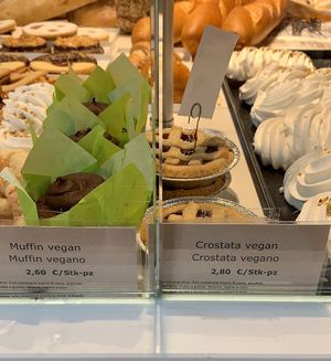 Vegane Optionen at Erb Brot in Merano