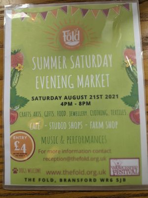 Evening market at The Fold in Worcester