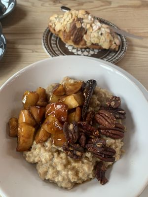 Apple & cinnamon porridge  at The Fold in Worcester