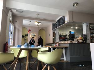 Cosy space for chilling  at Cherry Leaf Coffee House in Norwich